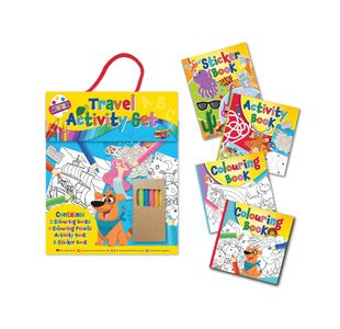 Artbox Childrens Travel Activity Set Pack of 6 6893