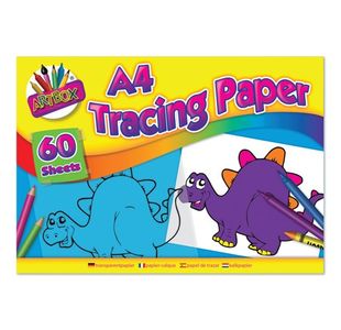 Art Box Tracing Paper Pad A4 60 Sheets (Pack of 12) TAL05069