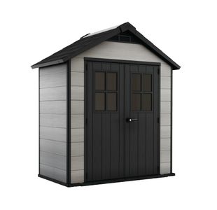 Keter Oakland Shed 7.5x4ft Grey KET254397