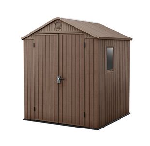 Keter Darwin Shed 6x6ft Wood Brown KET252003