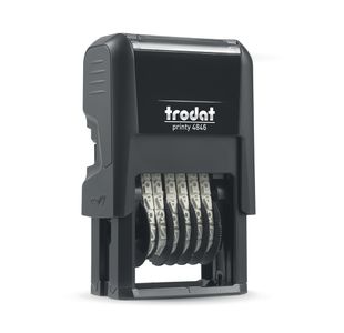 Trodat Printy 4846 Self-Inking 6 Band Numberer Stamp 211619