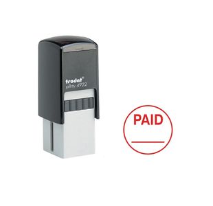 Trodat Circular Word Stamp - Paid 54291