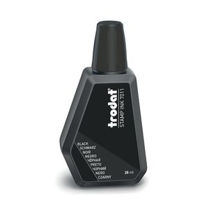 Trodat 7011 Stamp Pad Ink Black 55886