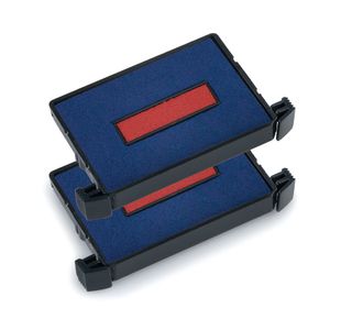 Trodat Ink Cartridge Replacement Pad 6/4750 Blue/Red (Pack of 2) 78253