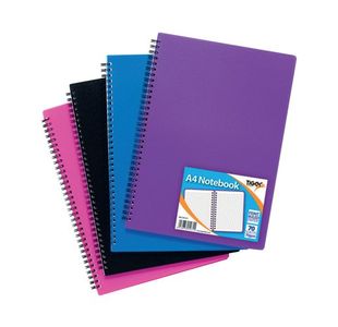 Sundry A4 Wiro Polypropylene Notebook (5 Pack) 301471