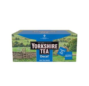 Yorkshire Tea Decaffeinated Tagged And Enveloped Bags (Pack of 200) 1343