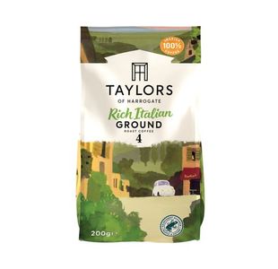 Taylors Rich Italian Roast and Ground Coffee 200g 6314