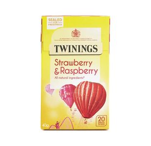 Twinings Strawberry Raspberry Tea Bags (Pack of 20) F17457