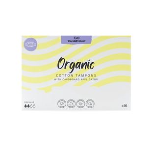 Care Protect Sustainable Applicator Tampon Regular x16 (Pack of 12) 6492