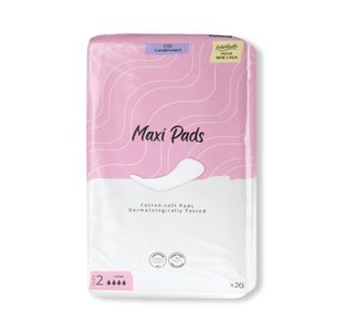 Care + Protect Sanitary Pads Maxi Size 2 Day x20 Pads Pack of 12 6411D