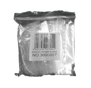 Rexel Crystalfile Flexi Index Divider Tabs Clear (Pack of 50) 3000057