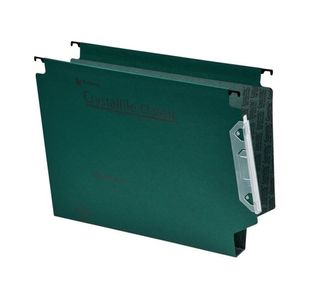Rexel Crystalfile Classic 30mm Lateral File Green (Pack of 25) 3000109