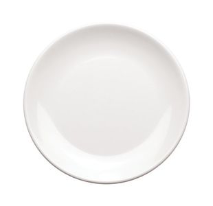 Plate Round 7 Inch 18cm Melamine White (Pack of 6) RD-B002