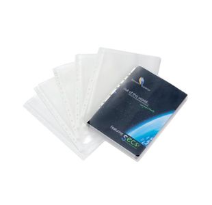 Stewart Superior Expand Cat Punched Pockets Clear (10 Pack) EPP-10