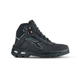 U.Power Domination High Cut Safety S3 Composite Toe Cap Boot 1Pr Black 6 UPRL1E14406