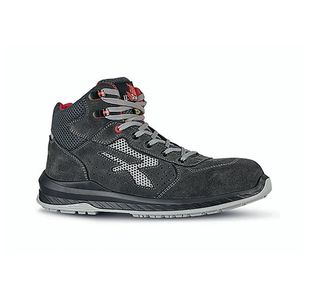 U.Power Alicante Safety S1 Suede Leather Upper Boot 1Pr Black 4 UPRI1002604