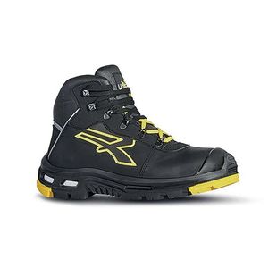 U.Power Cosmo Safety S3 Aluminium Toe Cap Leather Upper Boot 1Pr Black 10.5 UPRL1052410.5