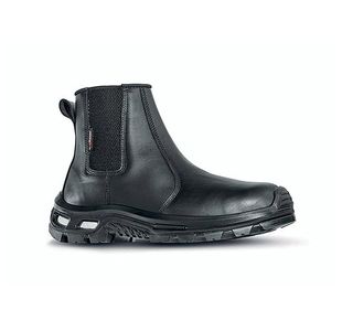 U.Power Grampian Mid Cut Safety S3 Aluminium Toe Cap Leather Upper Boot 1Pr Black 02 UPRL1055402