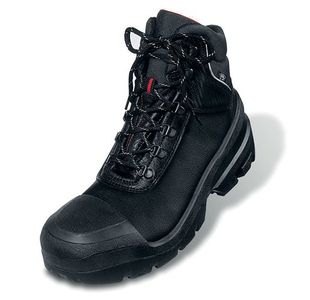 Uvex Quatro S3 Steel Toe Cap Boots 1Pr Black 11 UV8401211