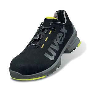 Uvex 1 Safety S2 Non Metallic Trainers 1Pr Black/Yellow 5 UV8544805