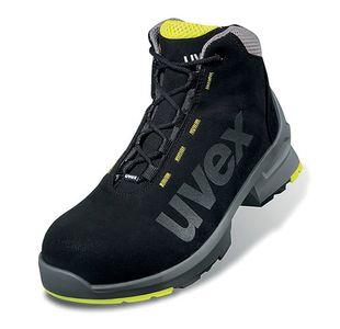 Uvex 1 Safety S2 Non Metallic Boots 1Pr Black/Yellow 5 UV8545805