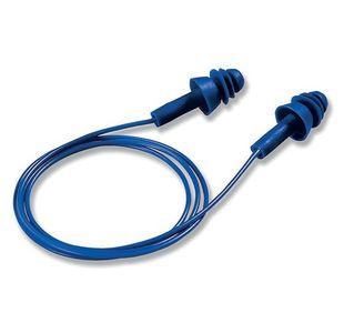 Uvex Whisper+ Detectable Earplug with Cord Blue (Pack of 50) UV2111239
