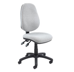 Vantage 100 2 lever PCB operators chair with no arms - Grey