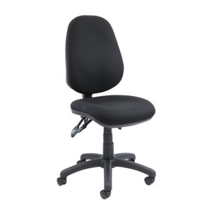 Vantage 200 3 lever asynchro operators chair with no arms - black