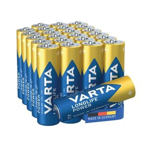 Varta Longlife Power AA Alkaline Battery 1.5V (Pack of 24) 4906121134