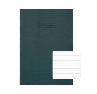 Rhino Exercise Book A4+ 8mm Ruled Dark Green (Pack of 50) VC08724