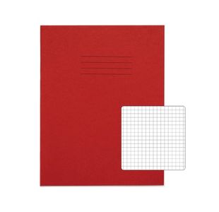 Rhino Exercise Book 80 Page S5 9x7 Red (Pack of 100) VEX554-382-6