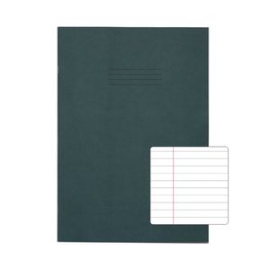 Rhino Exercise Book 80 Page F8M A4+ Dark Green (Pack of 50) VDU080-227-2