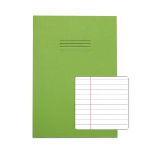 Rhino Exercise Book 80 Page A4 8mm Ruled Light Green Contract (Pack of 50) VEXV668-1205-6