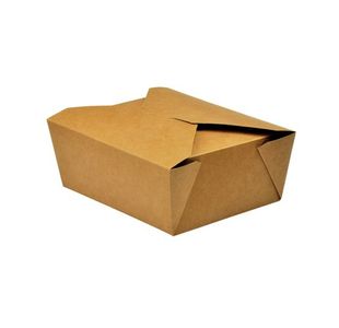 Vegware Food Carton No. 8 1300ml Kraft Brown (Pack of 300) 1671