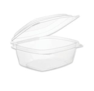 Vegware Deli Container 8oz Hinged Clear (Pack of 300) VHD-08