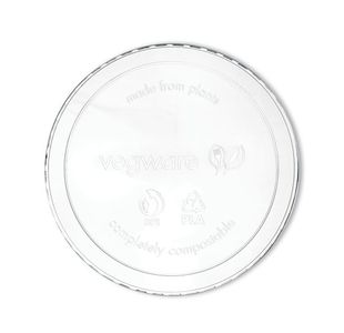 Vegware Deli Container Lid Round 8-32oz Clear (Pack of 500) VDC-120H