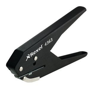 Rexel S120 Single Hole Plier Punch 20 Sheet Black 20120041