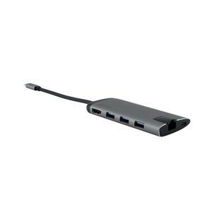 Verbatim USB-C Multiport Hub with USB/3 x HDMI/RJ45/SDHC/M-SDHC 49142