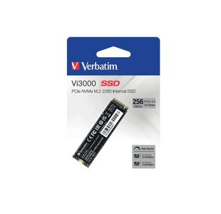 Verbatim Vi3000 M.2 PCIe NVMe Solid State Drive 256GB 49373