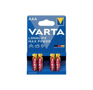 Varta Longlife Max Power AAA Battery (Pack of 4) 04703101404