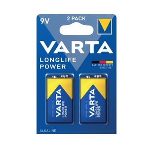 Varta Longlife Power 9V Battery (Pack of 2) 04922121412