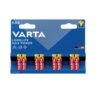 Varta Longlife Max Power AAA Battery (Pack of 8) 04703101418