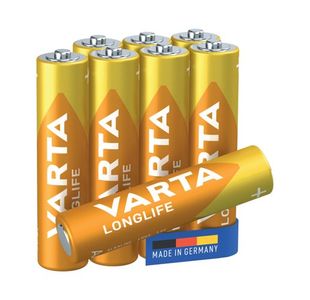 Varta Longlife AAA Battery (Pack of 8) 04103101418