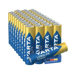 Varta Longlife Power AAA Battery (Pack of 40) 04903121394