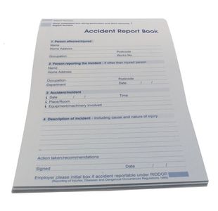 Wallace Cameron Accident Report Book 5401015