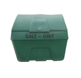 Winter Salt/Grit Bin Lockable No Hopper 400 Litre Green 317070