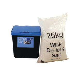 30 Litre Grit Bin and 25kg Salt Kit 389113