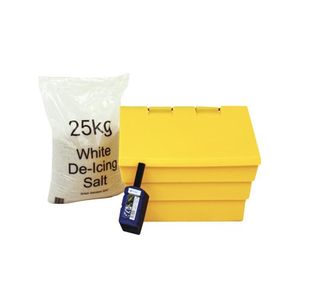 50 Litre Grit Bin and 25kg Salt Kit 389115