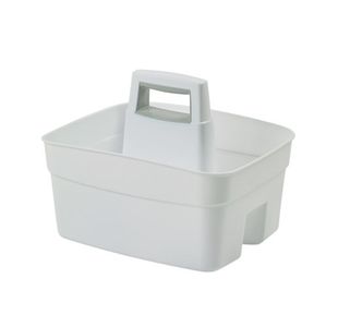 Whitefurze Craft Caddy With Handle White H33KCRY