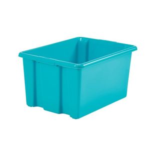 Stack And Store 52 Litres Large Teal Storage Box S01L809
